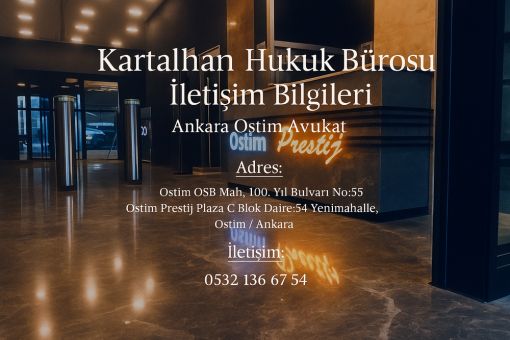 Kartalhan Hukuk Ofisi Girişi – Ostim Prestij Plaza | Ankara Avukat