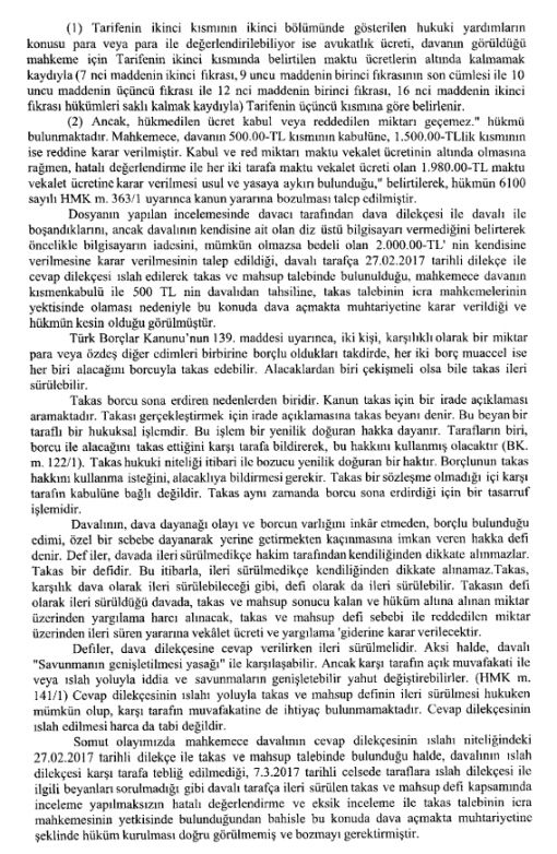 Cevap Dilekçesinin Islahı Harca Tabi Değildir-2.