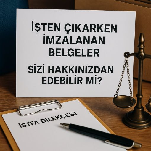 isten cikarken imzalanan belgeler