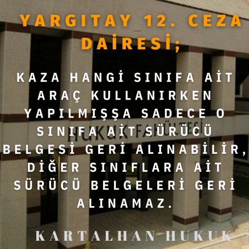 kaza sonrası ehliyetin geri alınması